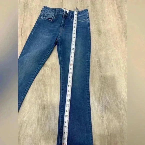 Free People High Rise Fringe Crop Jeans 61502-16515125 SZ 26 - Picture 8 of 11